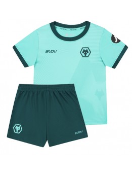 Wolves Dječji Gostujuci Dres kompleti 2025-26 Kratak Rukavima (+ kratke hlače)